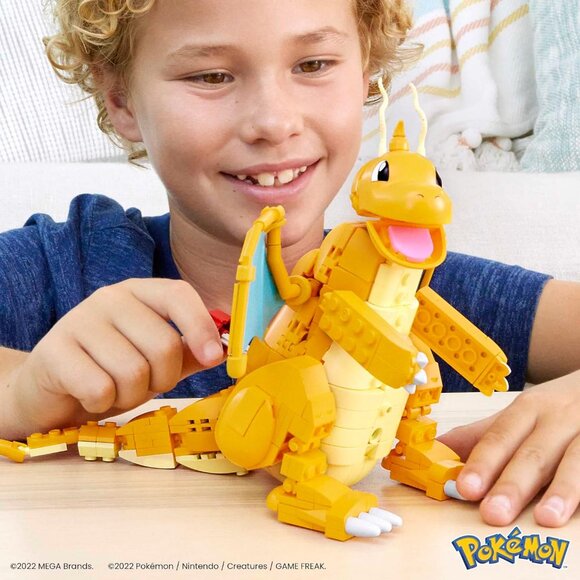 NEW Dragonite MEGA Pokémon Action Figure Building Toys Set LEGO COMPATIBLE 387 P - Picture 7 of 13
